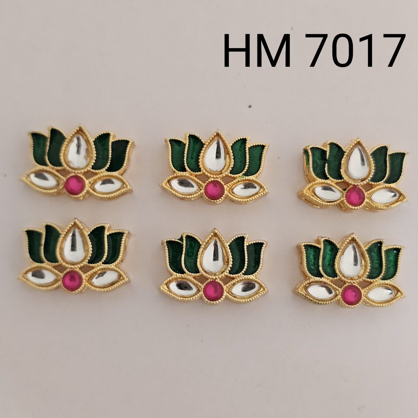 meenakari kundan 10 pcs HM.7017