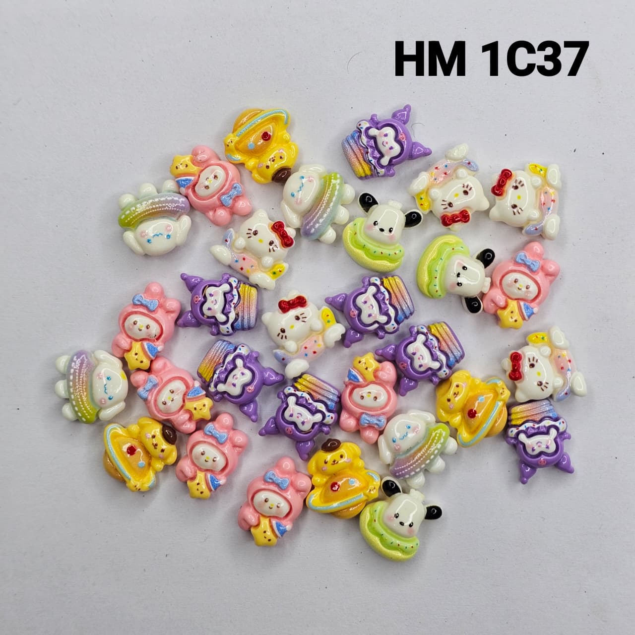 Cute UV Resin Cartoon Charms 100 PCS - HM 1C37