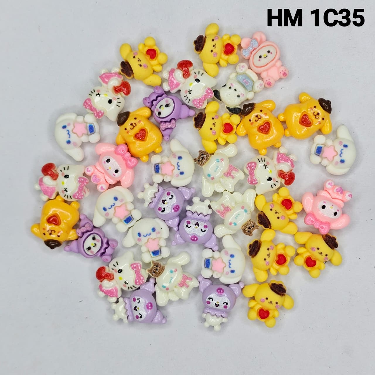 Cute UV Resin Cartoon Charms 100PCS - HM 1C35