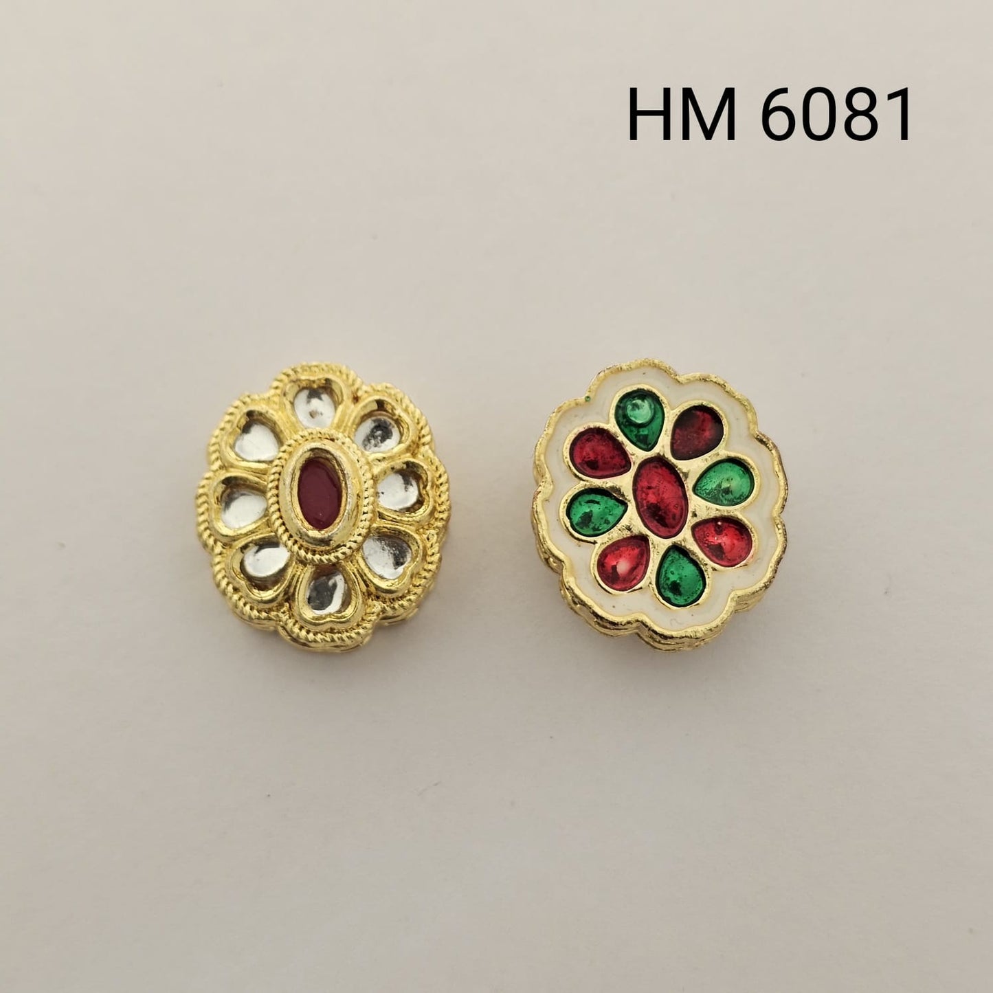 Meenakari kundan stoke 10 pcs - HM.6081