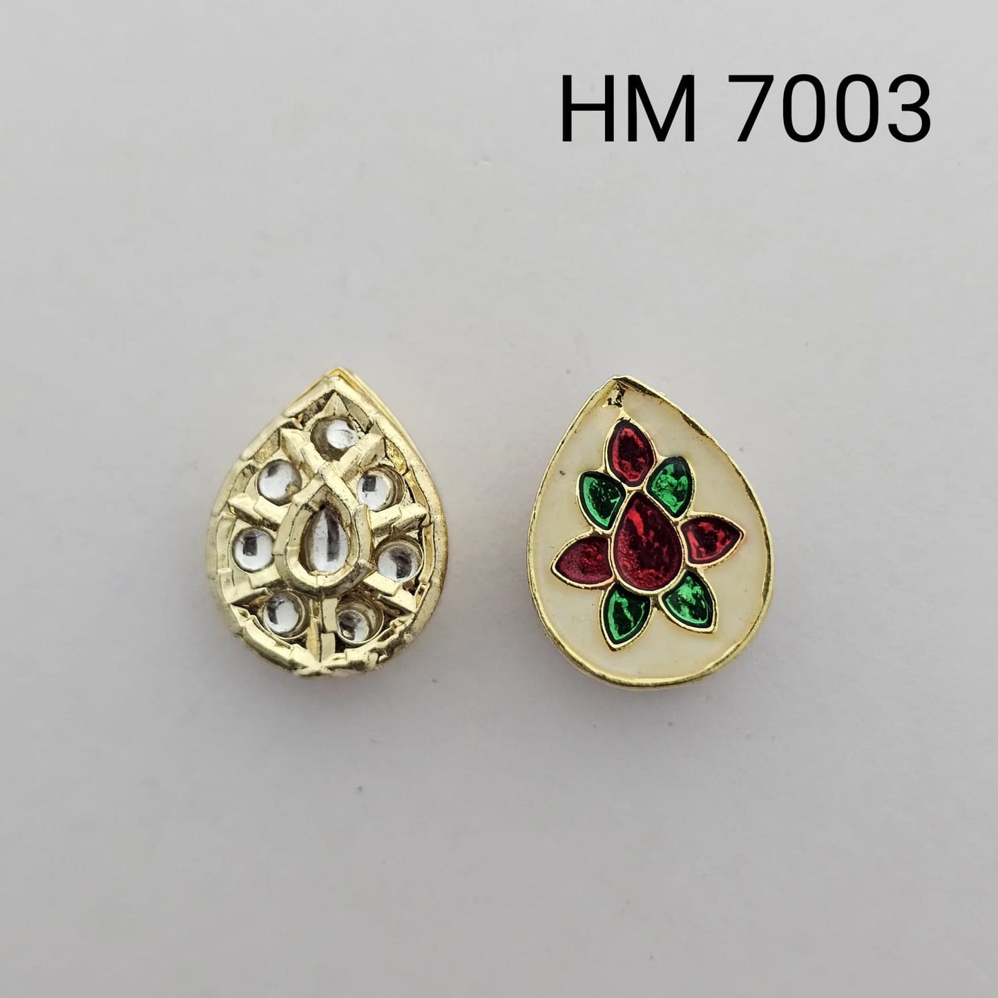 Meenakari kundan stoke 10 pcs - HM.7003