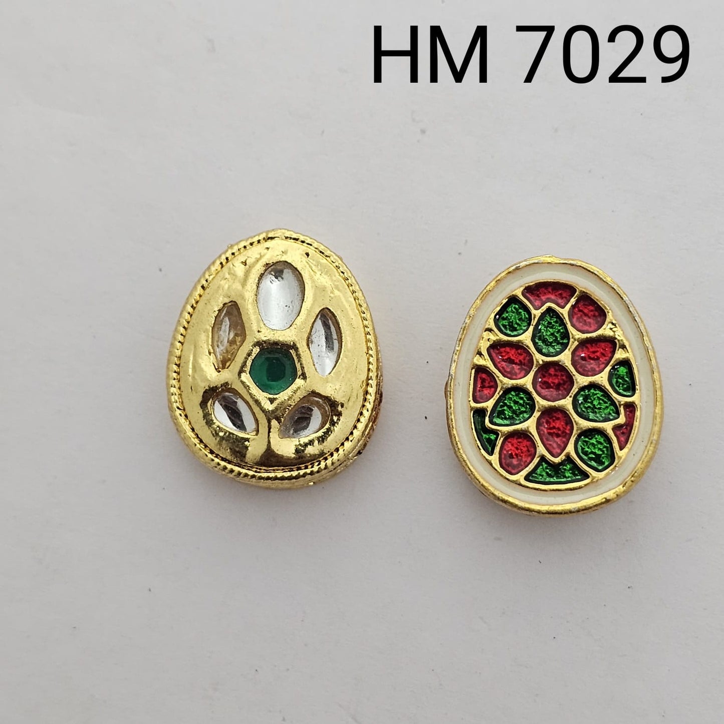 Meenakari kundan 10 pcs HM.7029