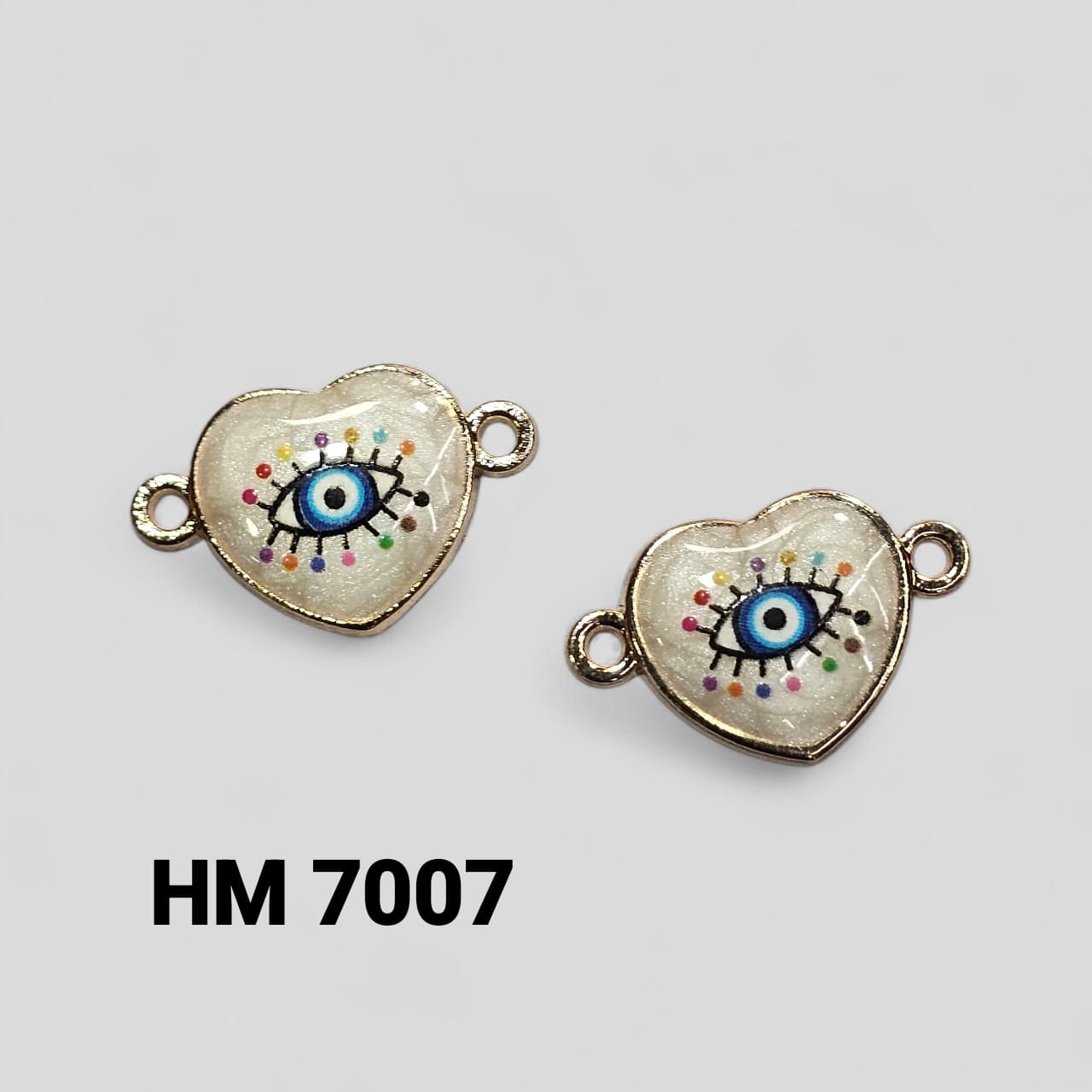 RESIN EVILEYE CHARMS FOR RAKHI 50 PCS ( HM 7007 )