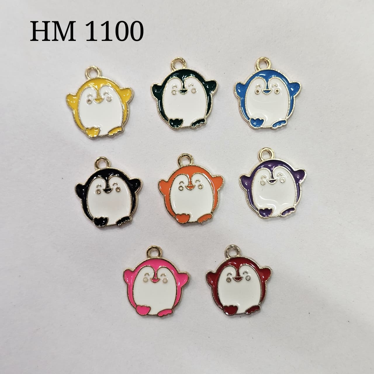 Penguin Shape Enamel Charms HM 1100