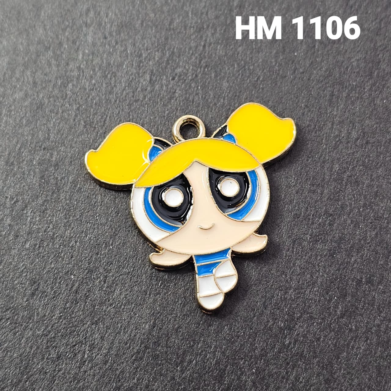 Cute Cartoon Girl Enamel Charm Pendant – HM1106