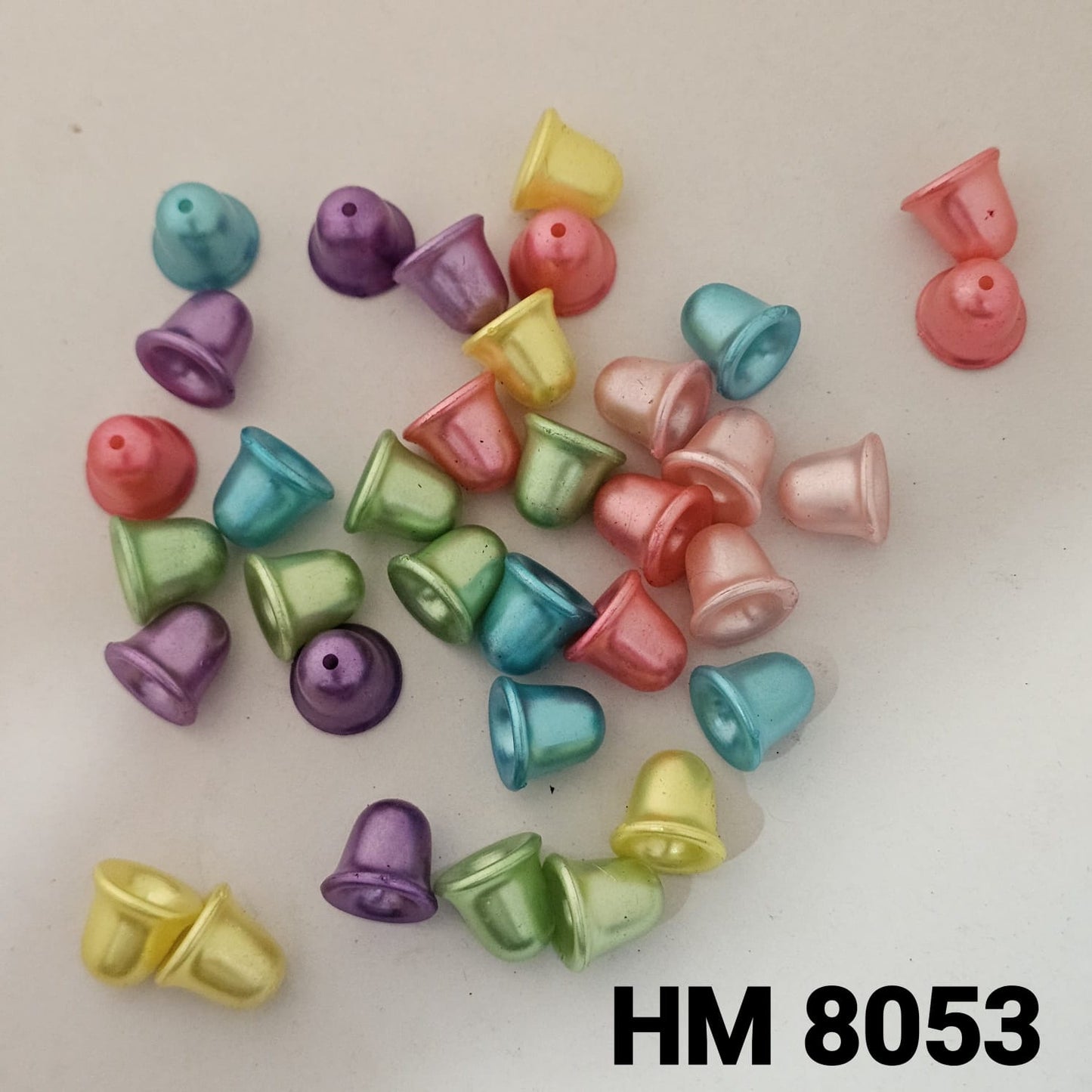 Multicolor Cup Shape Beads 500gram HM 8053