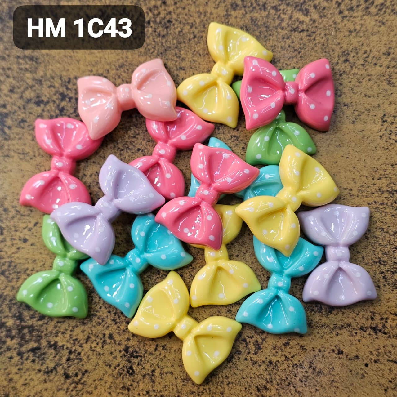 NEW UV CHARMS 100 PCS MIX COLOURE - HM 1C43