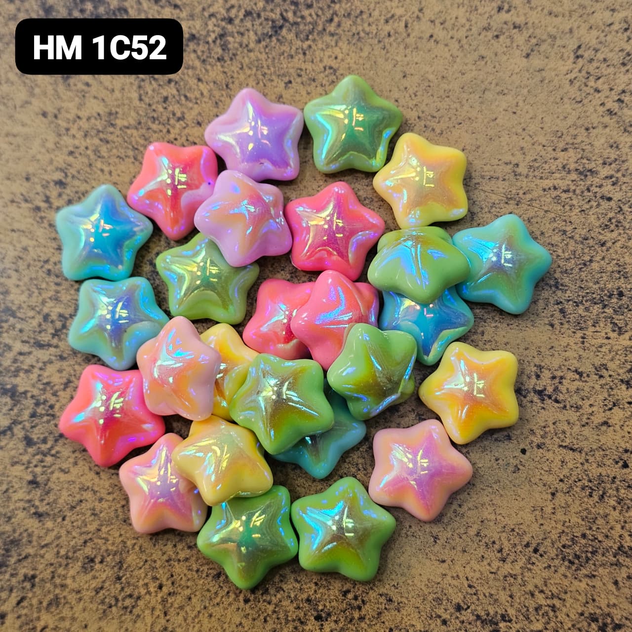 NEW UV CHARMS 100 PCS MIX COLOURE - HM 1C52