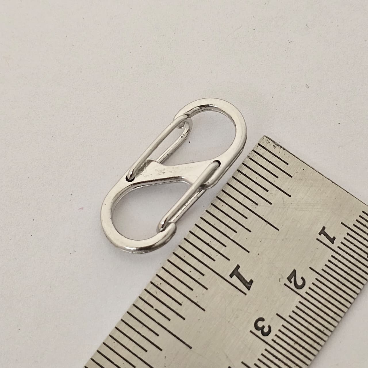 Premium Metal Double S Hook Connector – Silver Finish (33mm)