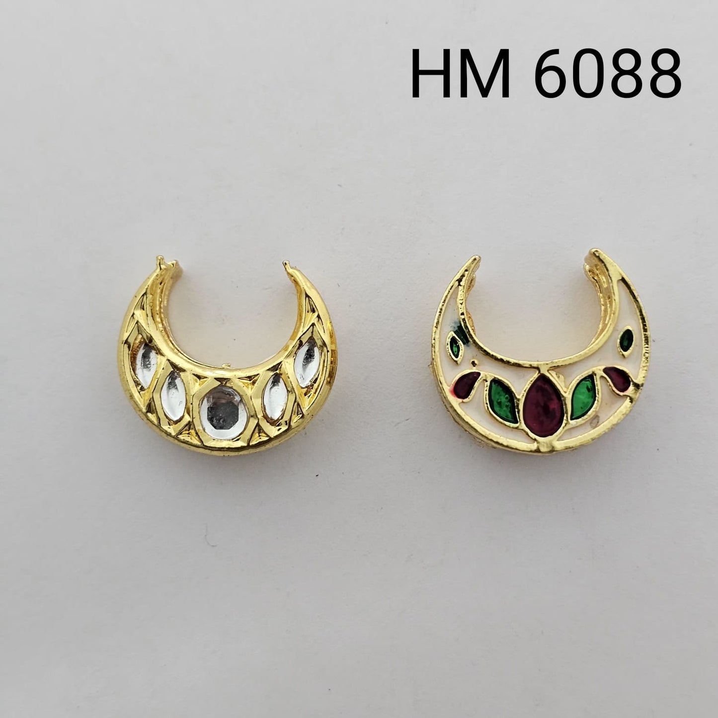 Meenakari kundan stoke 10 pcs - HM.6088