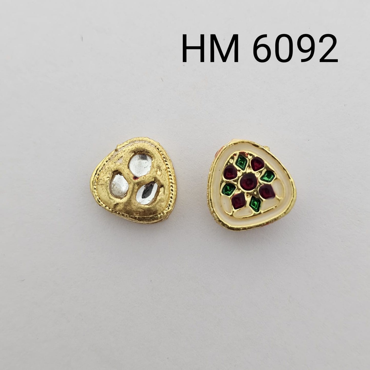 Meenakari kundan stoke 10 pcs - HM...6092