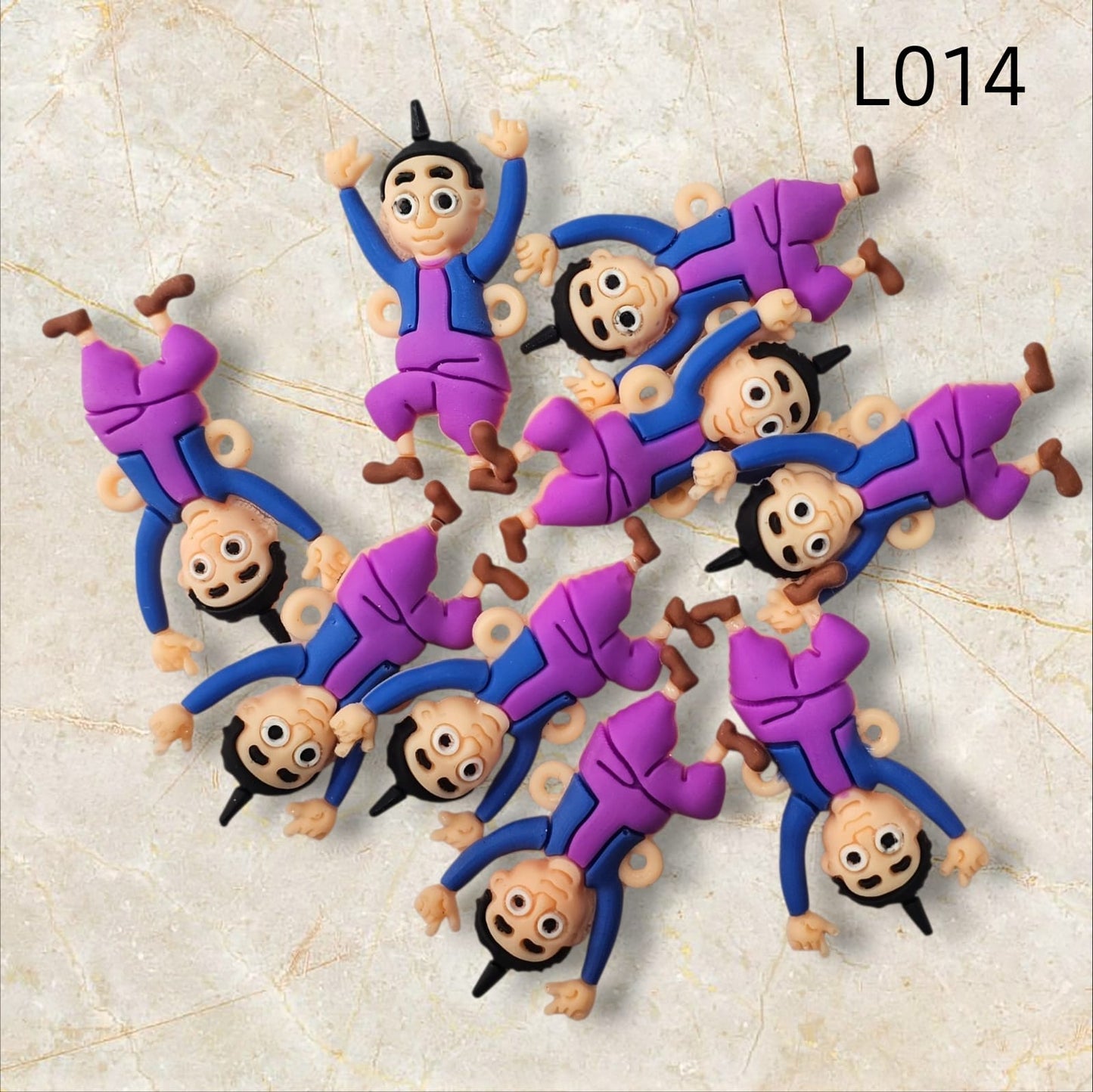 RUBBER CHARMS 50 PCS ( L014 )