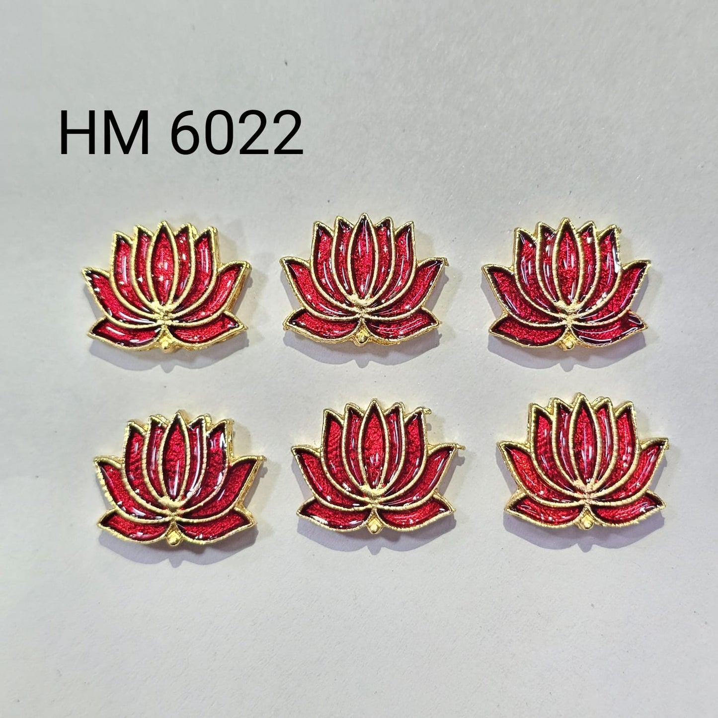 Lotus 10pcs dark red HM 6022