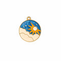 Sun & Sky Enamel Charm - 10 Pcs