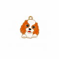 Charlie Dog Enamel Charms - 10 Pcs