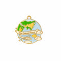 Our Common Home World Travel Enamel Charm - 10 Pcs