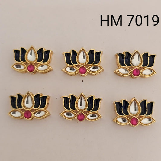 meenakari kundan 10 pcs HM.7019