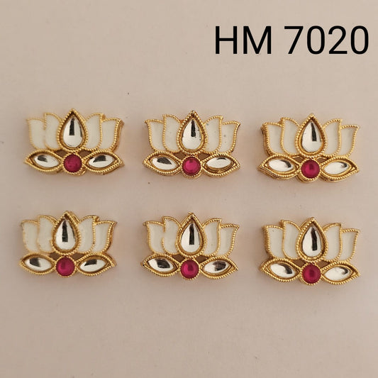 meenakari kundan 10 pcs HM.7020