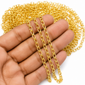 Gold Color Oval Link Chain - 500g pack
