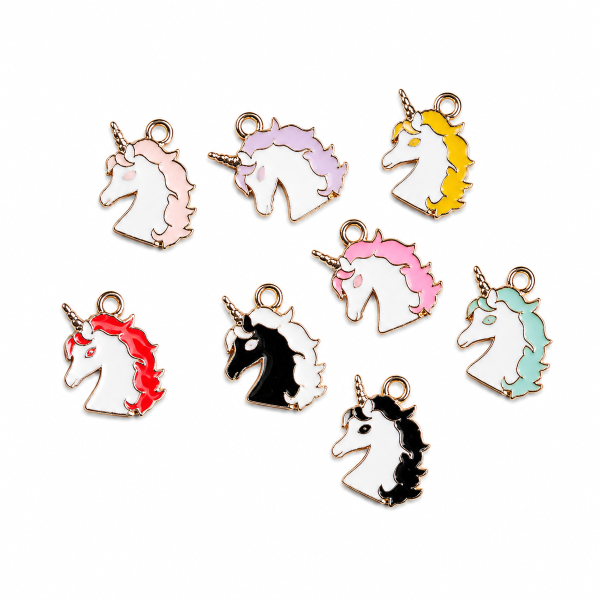 Colourful Unicorn Charms