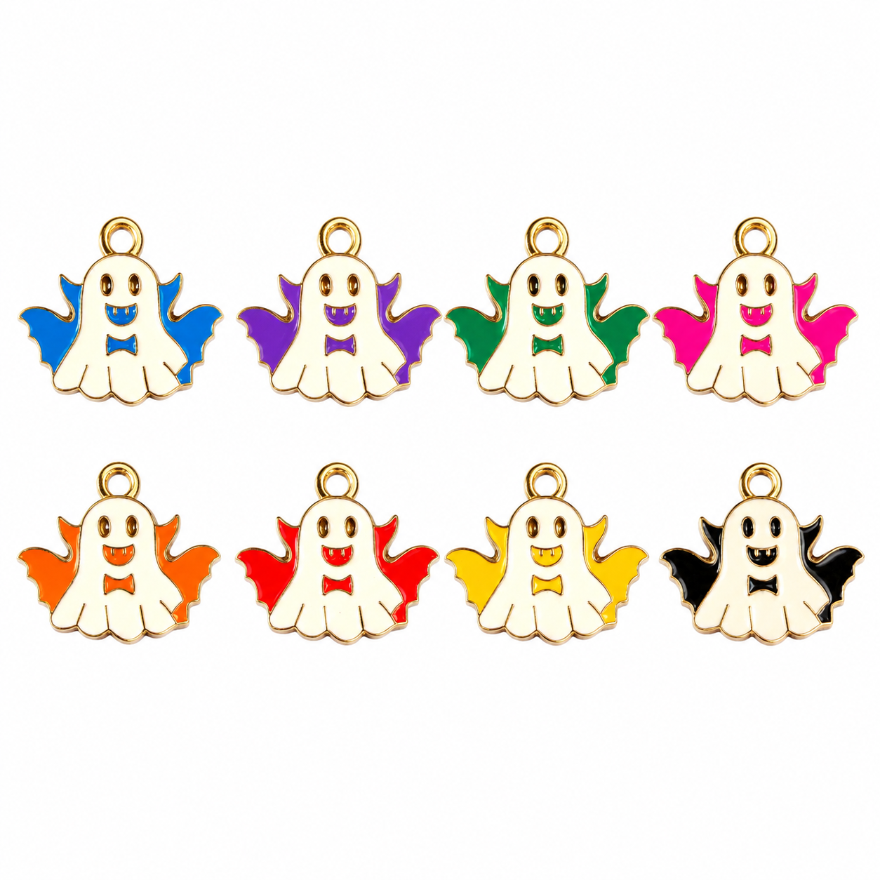 Ghost Charms - 100 pcs