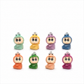 Frog Hood Plush Charm – 8 Pcs
