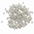 Premium Silver Color Kundan Flower Spacer Beads for Jewellery Making – Silver Finish | High Quality | DIY Craft Supplies(500 PIECES PACK)