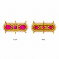 Traditional Kundan Pearl Connector Embellishment for Jewellery Making | Premium Craft Component(PACK OF 10PCS)