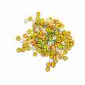 Premium Mix Color Kundan Flower Spacer Beads for Jewellery Making – Gold Finish | High Quality | DIY Craft Supplies(500 PIECES PACK)