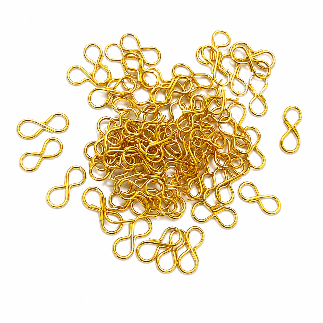 Gold Plated S Hook Connectors for Jewelry Craft(100g PACK OF HOOK)