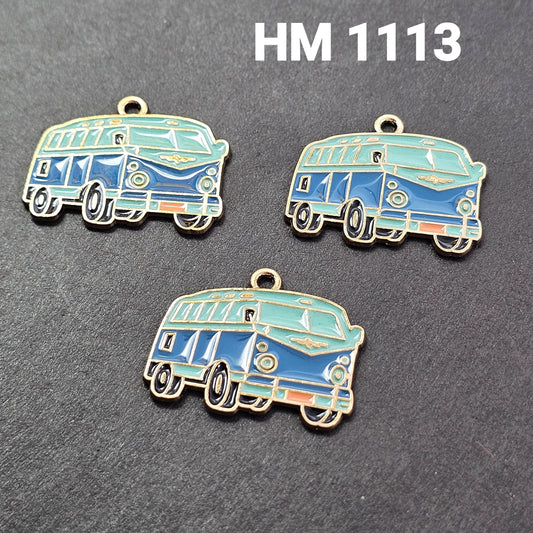 Retro Van Metal Charm / Pendant – HM 1113