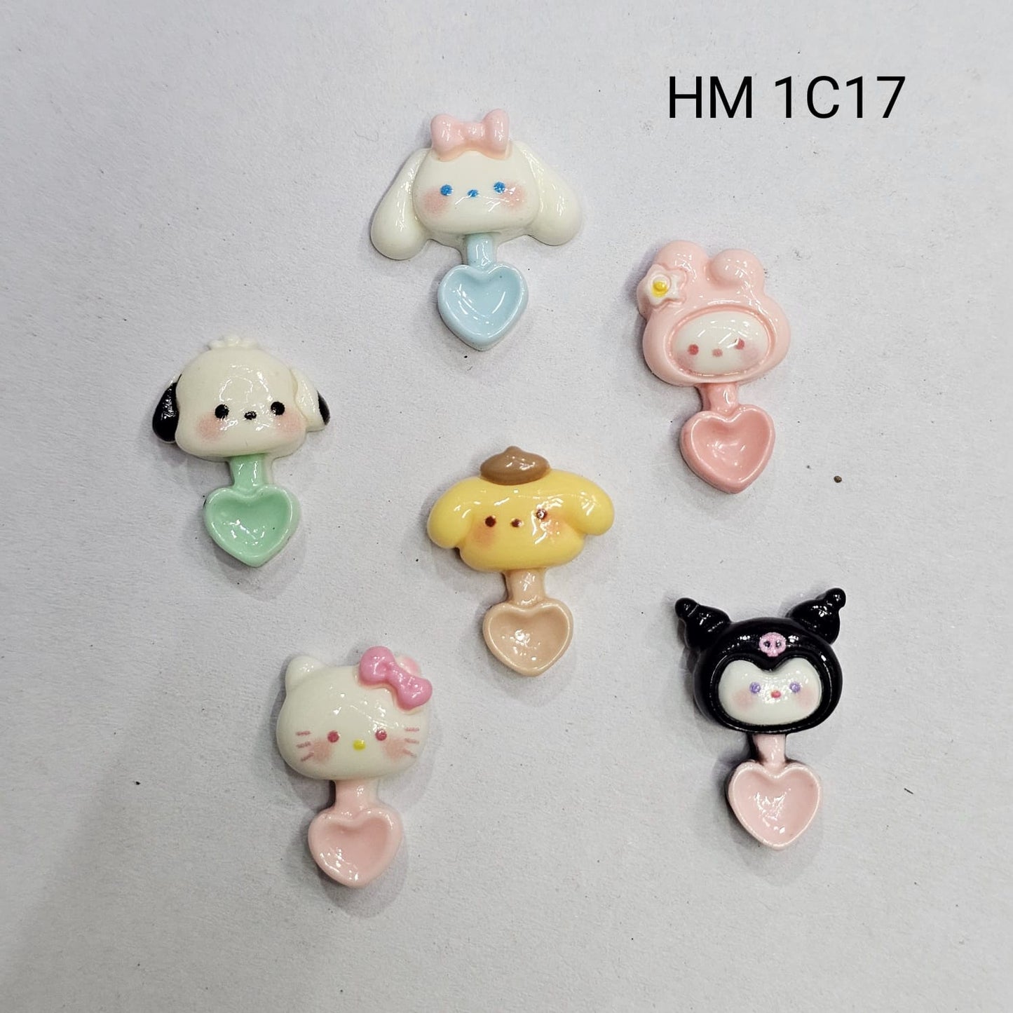 Cute UV Resin Cartoon Charms  100PCS - HM 1C17