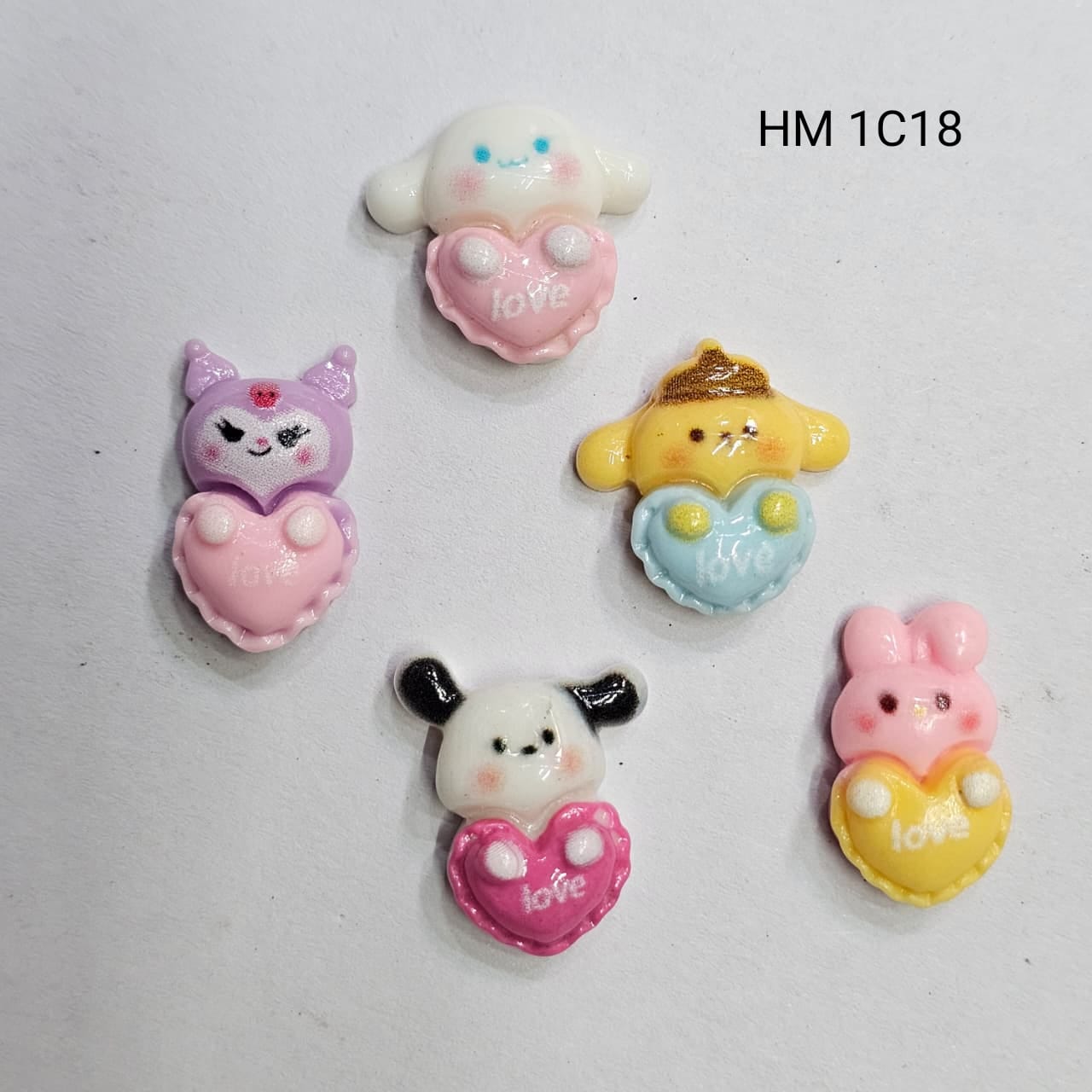 Cute UV Resin Cartoon Charms 100PCS - HM 1C18