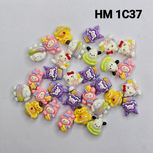 Cute UV Resin Cartoon Charms 100 PCS - HM 1C37