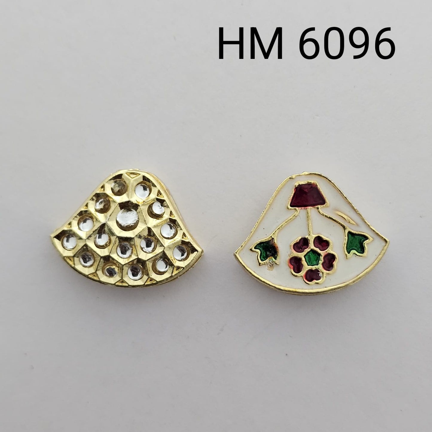 Meenakari kundan stoke 10 pcs - HM.6096