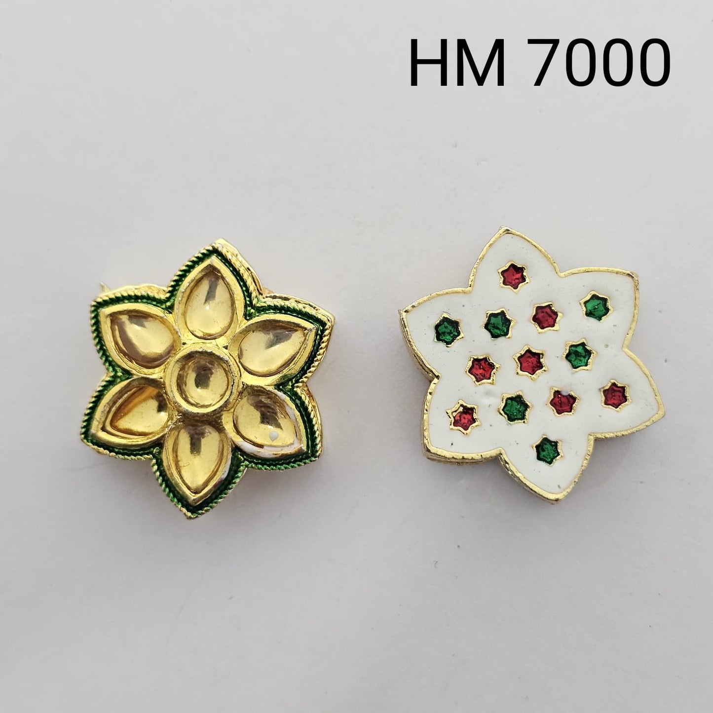 Meenakari kundan stoke 10 pcs - HM.7000