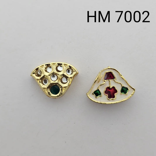 Meenakari kundan stoke 10 pcs - HM.7002