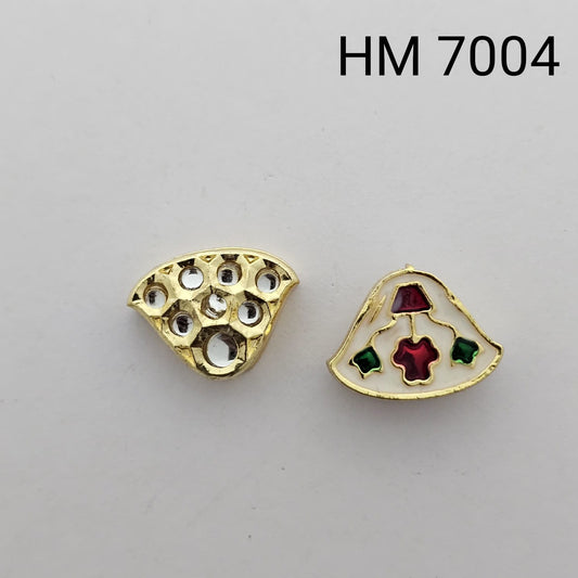 Meenakari kundan stoke 10 pcs - HM.7004