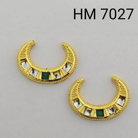 Meenakari kundan 10 pcs HM.7027