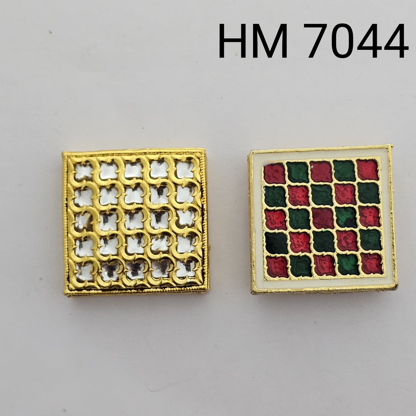 Meenakari kundan 10 pcs HM.7044
