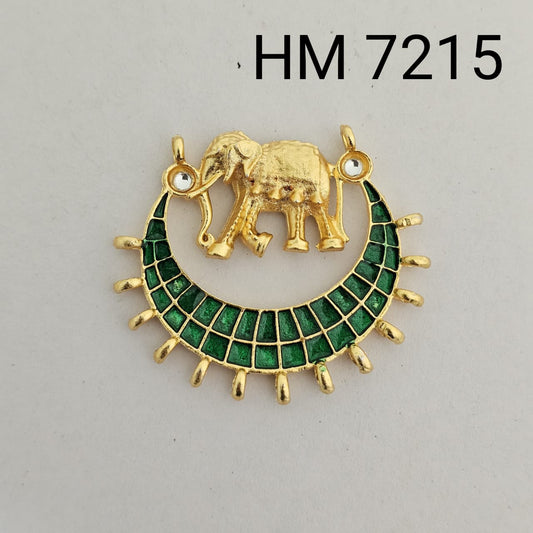 Traditional Kundan Meenakari Gold Plated stone (10 pcs) HM 7215