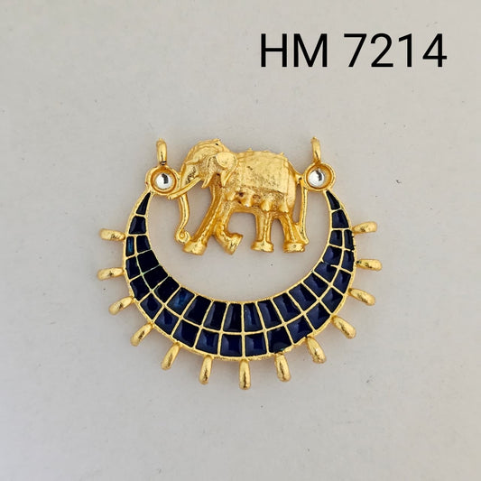 Traditional Kundan Meenakari Gold Plated stone (10 pcs) HM 7214