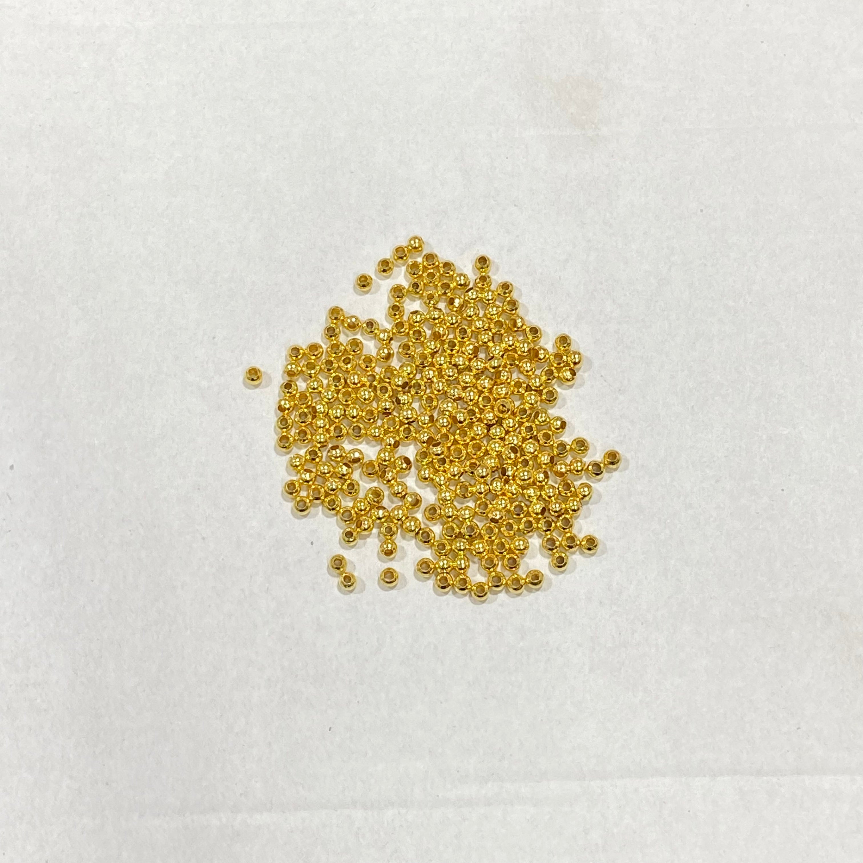 Gold colour 3 mm Beads