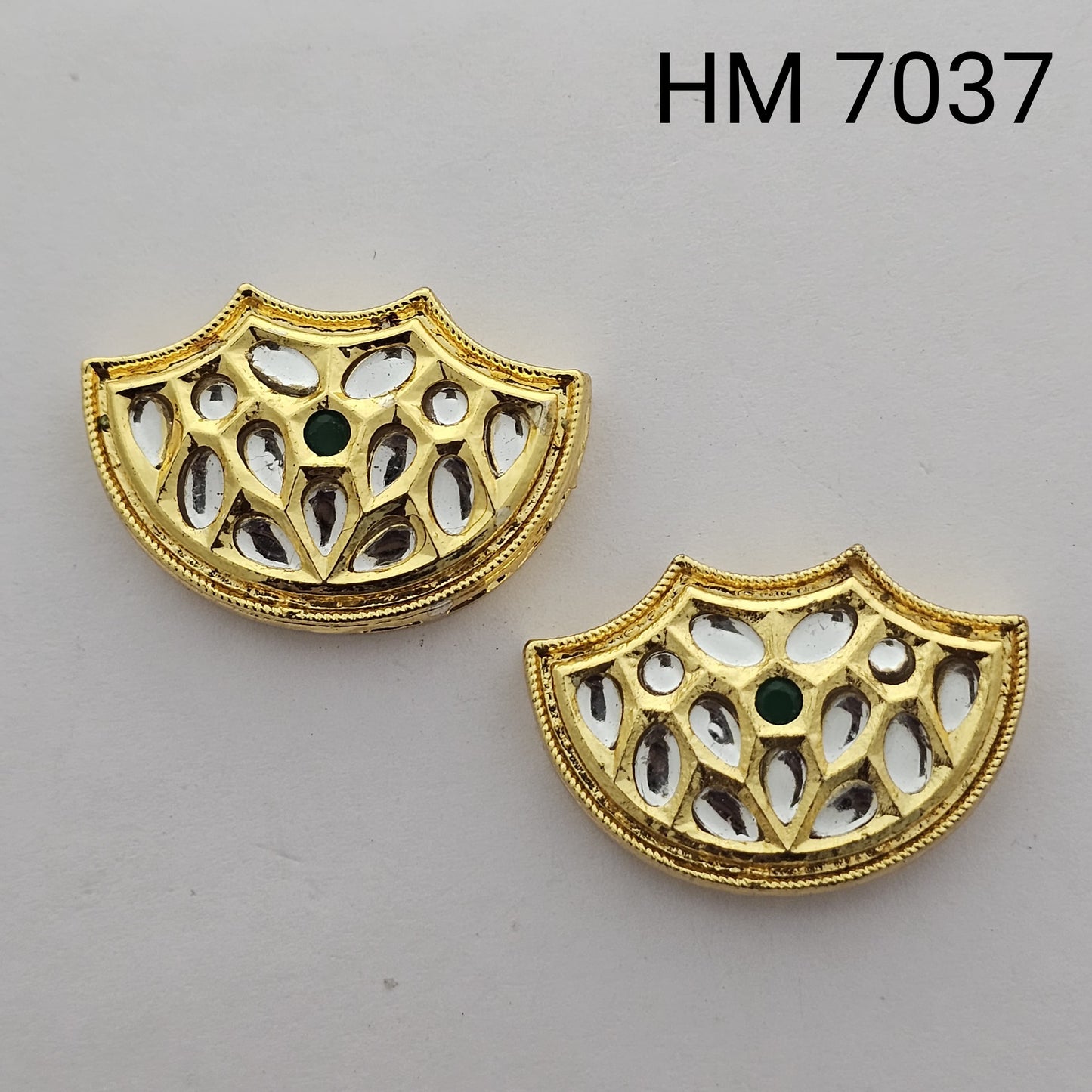 Meenakari kundan 10 pcs HM. 7037