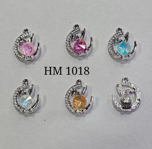 DIAMOND CHARMS 50 PCS MIX ( HM 1018 )