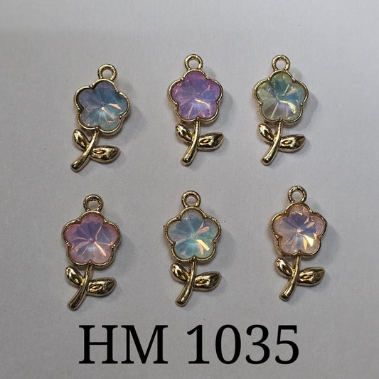 CHARMS GOLD 50 PCS MIX ( HM 1035 )
