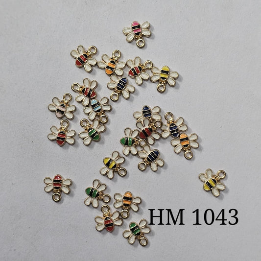 CHARMS 100 PCS MIX GOLD ( HM 1043 )