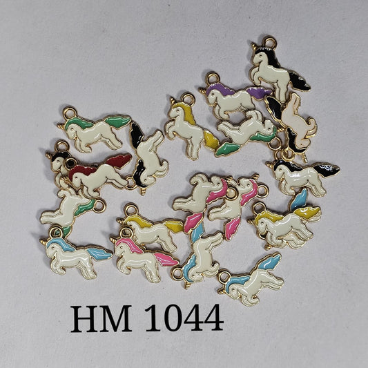 UNICORN CHARMS 100 PCS MIX GOLD ( HM 1044 )