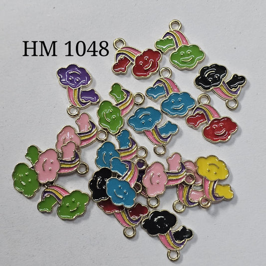 CHARMS 100 PCS MIX GOLD ( HM 1048 )