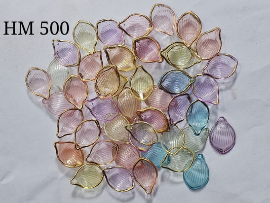 NARIYAL PATTI MIX COLORS ( 1200 PCS 500 GRAM ) HM 500